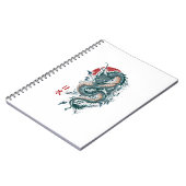 Carnet Dragon japonais traditionnel Art Dragon japonais (Côté gauche)