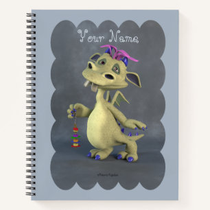 Carnet Dragon jaune
