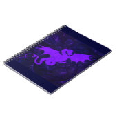 Carnet Dragon mauve (Côté gauche)
