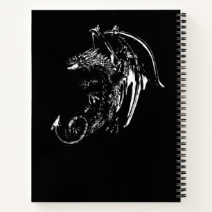 Carnet Dragon Mythique Féroce Esthétique du Ciel Nocturne