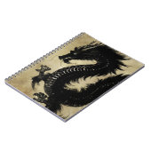 Carnet Dragon noir (Côté gauche)