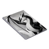 Carnet Dragon noir et blanc (Côté Droit)