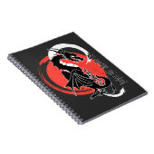 Carnet Dragon noir, lune rouge (Côté Droit)