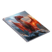 Carnet Dragon orange fierce (Côté Droit)