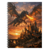 Carnet Dragon Over Duskfall Castle (Devant)