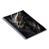 Carnet Dragon Portrait Animal Nature Faune Peinture (Côté Droit)