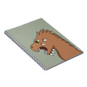 Carnet Dragon preparing to breathe fire (Côté Droit)