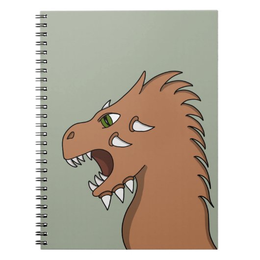 Carnet Dragon preparing to breathe fire (Devant)
