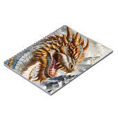 Carnet Dragon réaliste d'or (Côté gauche)