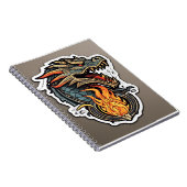 Carnet Dragon Respiration Fire (Côté Droit)