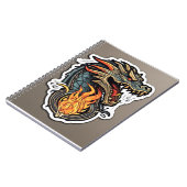 Carnet Dragon Respiration Fire (Côté gauche)