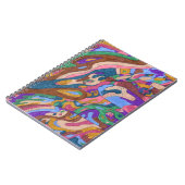 Carnet "Dragon Ride" Original Abstrait (Côté gauche)