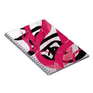 Carnet Dragon rose Hotpink Dragon Japonais Arrière - plan