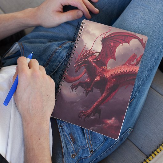 Carnet Dragon rouge de Fierce