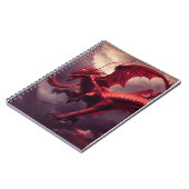 Carnet Dragon rouge de Fierce (Côté gauche)