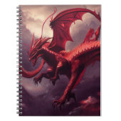 Carnet Dragon rouge de Fierce (Devant)