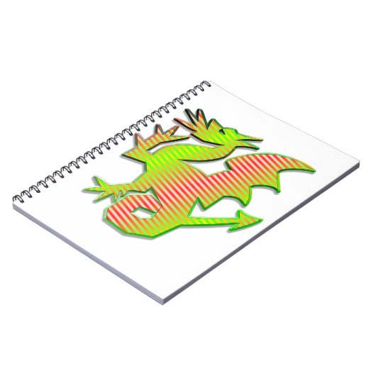 Carnet Dragon stylisé (Côté gauche)