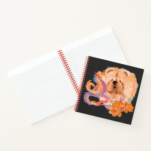 Carnet DRAGON-TALEZ CHOW Année du dragon (Intérieur)