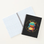 Carnet Dragon Trop Têtu Pour Quitter Trop Bizarre Mignonn (Intérieur)