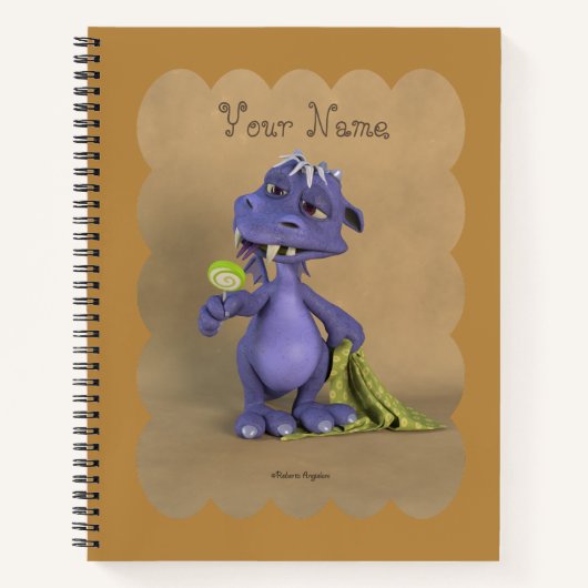 Carnet Dragon Violet (Devant)