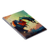 Carnet Dragon vs Pegasus - Fantasy Art (Côté Droit)