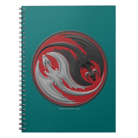 Carnet Dragon Yin-Yang (Devant)