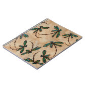Carnet Dragonflies Crème rustique (Côté gauche)