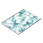 Carnet Dragonflies élégantes : Aquarelle (Côté gauche)