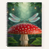 Carnet Dragonflies in love - Whimsical dreamy mignon (Devant)