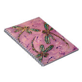 Carnet Dragonflies rose Fizz (Côté Droit)