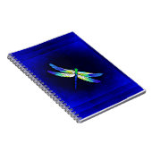 Carnet Dragonfly Electric Blue - Personnalisez avec le no (Côté Droit)
