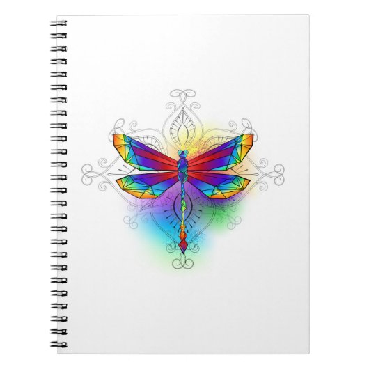 Carnet Dragonfly en arc-en-ciel (Devant)