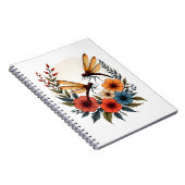 Carnet Dragonfly Floral Boho (Côté Droit)