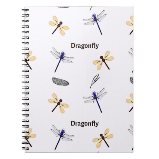 Carnet Dragonfly pattern (Devant)