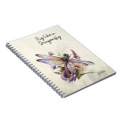 Carnet Dragonfly rétro (Côté Droit)