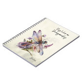 Carnet Dragonfly rétro (Côté gauche)