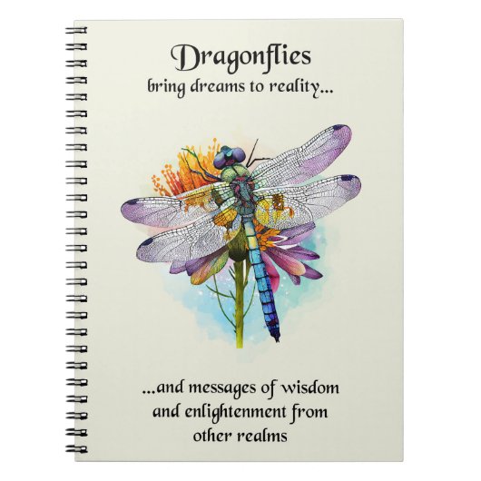 Carnet Dragonfly tendance (Devant)