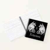 Carnet Dragons à ailes personnalisés (Intérieur)