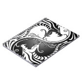 Carnet Dragons, blanc et noir de Yin Yang (Côté gauche)