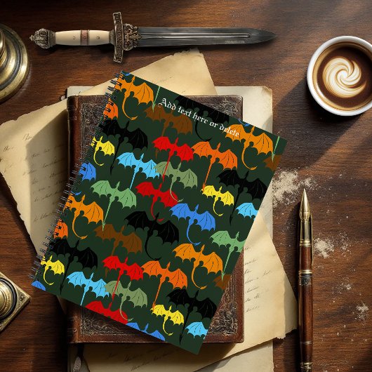 Carnet Dragons Green Flight Imaginaire