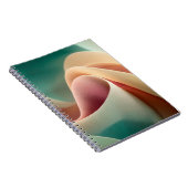 Carnet Drapé abstrait avec dégradé pastel fluide (Côté Droit)