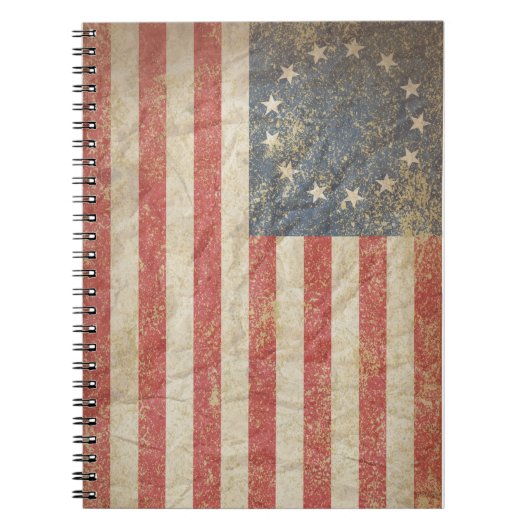 Carnet Drapeau 1776 des USA (Devant)