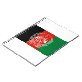 Carnet Drapeau Afghanistan (Côté gauche)