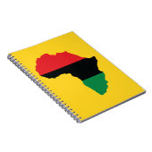 Carnet Drapeau Afrique rouge, noire et verte (Côté Droit)