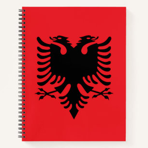 Carnet Drapeau albanais