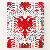 Carnet Drapeau albanais 4 (Dos)