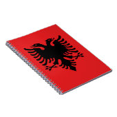 Carnet Drapeau Albanie (Côté Droit)