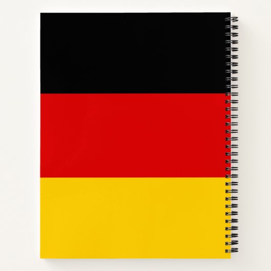 Carnet Drapeau Allemagne (Dos)