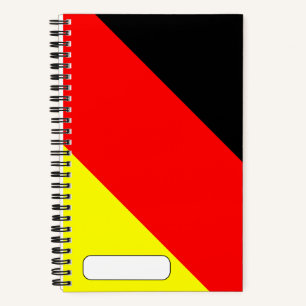 Carnet Drapeau allemand moderne
