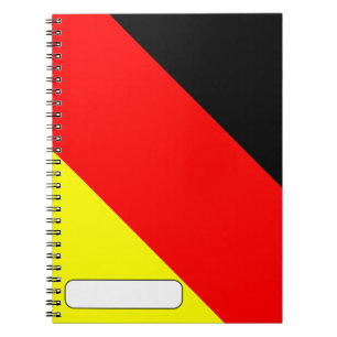 Carnet Drapeau allemand moderne